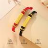 Pulsera de Cuerda Trenzada Estilo Fujian y Guangdong, Pulsera de Pareja con Mantra de Seis Palabras de Plata Pura S999, Estilo Chino Nicho Sensación de Alta Gama, Regalo de Qixi