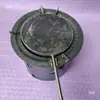 Estufa Pequeña de Placa de Acero para Uso Doméstico, Adecuada para Quemar Leña, Estufa Portátil de Arcilla para Cocinar Té y Hornear Panqueques