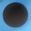 Venda Quente Transfronteiriça Cor Sólida Texturizada Simples Dupla Face Redonda Porta-Copos de Couro Impermeável e Antiderrapante Tapete de Isolamento para Casa e Hotel