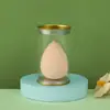 Tubo de Hojalata Dorado Huevo de Belleza Súper Suave Huevo de Maquillaje Corte Oblicuo Calabaza Gota de Agua No Absorbe Maquillaje Esponja de Maquillaje Amigable con la Piel