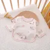 [Liquidação de Tamanhos Descontinuados] Roupa de Bebê Macacão Algodão Puro Classe Aa Primavera e Outono Macacão para Recém-Nascido Roupa de Engatinhar para Bebê