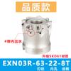 Portaherramientas de fresado de avance rápido Toshiba exn03R a prueba de golpes lnmu0303 hoja de avance rápido portaherramientas de fresado de doble cara abierto grueso