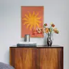 Suministro Exclusivo Transfronterizo de Pinturas Decorativas de Margarita Curativa Sol del Sur de Francia Bohemio para Pared de Fondo de Dormitorio de Casa de Huéspedes y Colgantes de Pared de Madera