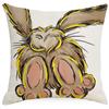 Fronha de Almofada Coelho da Páscoa Rabanete Fronha Decorativa para Sala de Estar Quarto Capa de Almofada Decorativa para Sofá de Feriado