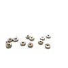 Cuentas de Rueda con Patrón de Acero Inoxidable en Stock, Espaciadores con Patrón, Cuentas Espaciadoras, Accesorios de Cuerda Trenzada, Cuentas en Varias Especificaciones