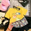 Conjunto de Ropa de Verano para Niños 2026 Nuevo Estilo Súper Lindo Dibujos Animados Infantiles Manga Corta Pantalones Cortos de Bebé Camiseta de Verano Conjunto de Dos Piezas