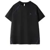Camiseta de Secado Rápido con Bloques de Color para Hombres y Mujeres, Top Funcional Transpirable de Manga Corta para Deportes al Aire Libre en Verano, Servicio de Personalización
