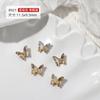 Nuevo Arte de Uñas Cristal Mariposa Diamante Aurora Color Mágico Mariposa Grande Hielo Transparente Estéreo Súper Flash Accesorios Arte de Uñas Mariposa
