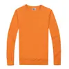 Sudadera con capucha de terry de color liso, cuello redondo, para primavera y otoño, reunión de clase, uniforme de clase DIY, sudadera publicitaria, impresión de logotipo personalizado