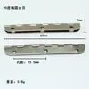 Dobradiça Feixiang Hardware 5CM, Dobradiça para Caixa de Madeira, Dobradiça Pequena para Caixa Vintage, Dobradiça Oval de Ferro Montada na Superfície