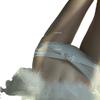 Suministro de comercio exterior transfronterizo sexy encaje puro transparente calzoncillos de talle bajo malla ultrafina lazo ropa interior damas