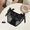 Estilo Japonés Pura Dulzura Sexy Sin Marcas Ropa Interior Femenina de Niña Encaje Gasa Cómodo Transpirable Bragas de Cintura Baja