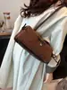 Nova Bolsa de Mão com Laço Transfronteiriça, Bolsa de Ombro Texturizada, Bolsa de Ombro Feminina, Bolsa Transversal Casual, Bolsa Feminina para o Dia a Dia