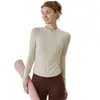 Chamarra larga de manga larga para mujer, corte ajustado, para Pilates y yoga, adecuada para otoño e invierno, ideal para correr, ciclismo, actividades al aire libre y fitness, con efecto adelgazante