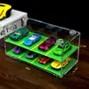 Caja Exhibidora Tomica Acrílico 1:Caja de Almacenamiento para 64 Hot Wheels 1:32 Soportes de Exhibición para Almacenamiento de Modelos de Coches Pequeños