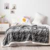 Spot atacado jacquard houndstooth cordeiro lã cobertor flanela sofá cobertor espessado ar condicionado cobertor cochilo cobertor