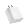 Suministro Exclusivo Transfronterizo de Cargadores de 20W Estándar de EE. UU. Adecuados para Cabezal de Carga Rápida de Apple y Teléfono Móvil Cabezal de Carga Rápida PD de 20W