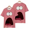 Camiseta Bob Esponja Patrick Estrela Mesmo Estilo 2026 Verão Secagem Rápida Calça de Praia Masculina Feminina Roupa Externa Casual Conjunto de Casal