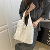 Bolsa de Lona Floral Fresca e Fashion Style Coreano para Mulheres 2026 Nova Bolsa de Ombro Tote de Grande Capacidade Bolsa de Ombro para o Dia a Dia