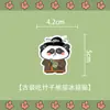 Adesivos Magnéticos Transparentes de Acrílico com Tema de Panda, Ímãs de Geladeira Fofos e Criativos, Novo Estilo