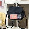Bolso de mano multiusos mochila para estudiantes capa transparente bolsa linda y rica para el dolor clase de niña tutorial bolso cruzado