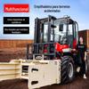 Empilhadeira 4x4 Diesel 3 Toneladas Multifuncional 5 Toneladas Veículo Articulado de Elevação e Manuseio para Carregamento e Descarregamento em Obra