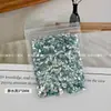Rhinestones para arte de uñas en azul lago, forma de diamante, navette, base plana, forma irregular, decoraciones de uñas con borde biselado pequeño al por mayor