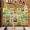 Felpudo de entrada para dropshipping transfronterizo, alfombrilla antideslizante para baño, alfombrilla de suelo absorbente de tierra de diatomeas, felpudo floral nórdico