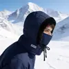 Gorro Lei Feng Cálido a Prueba de Viento de Invierno para Hombres y Mujeres, Protección para los Oídos, Engrosado y Forrado de Felpa, Mascarilla Facial a Prueba de Frío, Calentador de Cuello de Invierno, Gorra para Ciclismo
