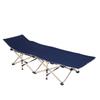 Personalizado camping ao ar livre cama dobrável Oxford pano tubo plano dez pés acampamento cama de alívio de desastres escolta almoço intervalo cama de acampamento individual