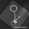 Chaveiro Europeu e Americano de Liga de Zinco com Guitarra e Caveira Personalizado Retrô Abridor de Garrafa Masculino Rock Acessórios