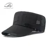 Boné de Baseball Masculino Moderno Estilo Coreano Chapéu Respirável de Verão com Tela Proteção Solar Chapéu Casual Feminino de Aba Reta Boina Militar