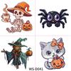 Novos produtos transfronteiriços em estoque Atacado Halloween Cartoon Tattoo Stickers Face Crianças Tattoo Stickers Adesivos de tatuagem de suor à prova d'água