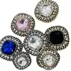 Botão de Metal Botão de Diamante Botão Quadrado Retro Francês Luxo Elegante Botão Decorativo Casaco Suéter Suéter de Tricô Quadrado Diamante