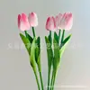 Flores Artificiales de Tulipa de PU con Tacto Realista, Ramo Hidratante Flores Decorativas, Flores Falsas para Decoración del Hogar, Adornos para Sala de Estar, Fabricante Transfronterizo
