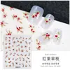 Pegatinas Transfronterizas para Uñas Nuevas DIY Estereoscópicas en Relieve Tulipán Pegatinas para Uñas Calcomanías Adhesivas de Uñas de Dibujos Animados 5D