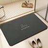 Tapete de Piso de Barro Diatómico para Baño Transfronterizo Color Sólido Minimalista Tapete para Pies de Baño Puerta Antideslizante Absorbente de Agua Tapete de Secado Rápido Amazon