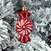 Amazon Girasol Brillante Caramelo Plano Pintado Colgante Árbol de Navidad Accesorios Decoración Navideña Caramelo al por Mayor