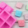 Mais de 6 até Forma de bolo de silicone do Bob Esponja forma de assar forma de sabonete artesanal forma de sabonete perfumado DIY uso diário