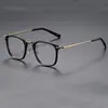Monturas de Gafas Yitong "Gms806" Retro Japonés de Marco Completo de Titanio Puro para Hombres, Gafas de Prescripción, Estilo Artístico, Venta al por Mayor en Danyang