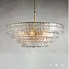 Lámpara de Araña Redonda de Cristal Munora de Lujo Ligero Estilo Francés Lámpara para Sala de Estar de Villa Decoración Vintage Creativa para Dormitorio Comedor Hotel