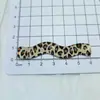 Grampo de Cabelo Leopard Print Retro Coreano Acessórios de Acrílico Enfeites de Cabelo DIY Joias Estampadas Feito à Mão Adequado para Barracas de Feira