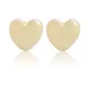 Pendientes de Corazón de Moda y Personalizados para Mujer Estilo Coreano Simples y Versátiles Pendientes de Oro de 18 Quilates Pendientes de Corazón DIY