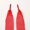 2.5 de ancho cordón de seda de gasa de nieve color tul cinta webz cordón de zapato de entrenamiento samba zapatos de lona cuerda de cordón de zapato un par