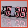Reloj Digital LED 3D Inteligente Reloj Despertador Electrónico Transfronterizo Reloj de Pared para Sala de Estar Temperatura Interior