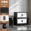 No requiere instalación, armario de almacenamiento plegable con doble puerta y ruedas, armario multicapa para almacenamiento de ropa y juguetes para uso doméstico, venta al por mayor
