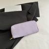 Cartera de Verano para Mujer 2025, Bolso de Mano Popular de Color Sólido Estilo Extranjero de Este Año, Monedero Elegante Popular de Este Año