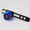 Luz trasera de bicicleta explosiva LED de aleación de aluminio, luz trasera de advertencia de alto brillo, luz trasera rubí, equipo de iluminación de bicicleta