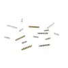 Plata de Ley S925 Flor de Gipsófila Tubo con Agujero Pasante Espaciador Tubo Recto Accesorios para Collares Pulseras Perlas Accesorios para Joyería DIY