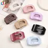 Qi Yue Presilha de Cabelo de Silicone Macio com Diamante Parte de Trás da Cabeça Grampo de Cabelo com Temperamento Alta Aparência Coque Curvo Presilha Tubarão Acessórios de Cabelo Venda por Atacado